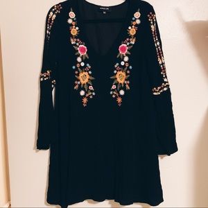 70’s Style Flowy Floral Dress/Tunic